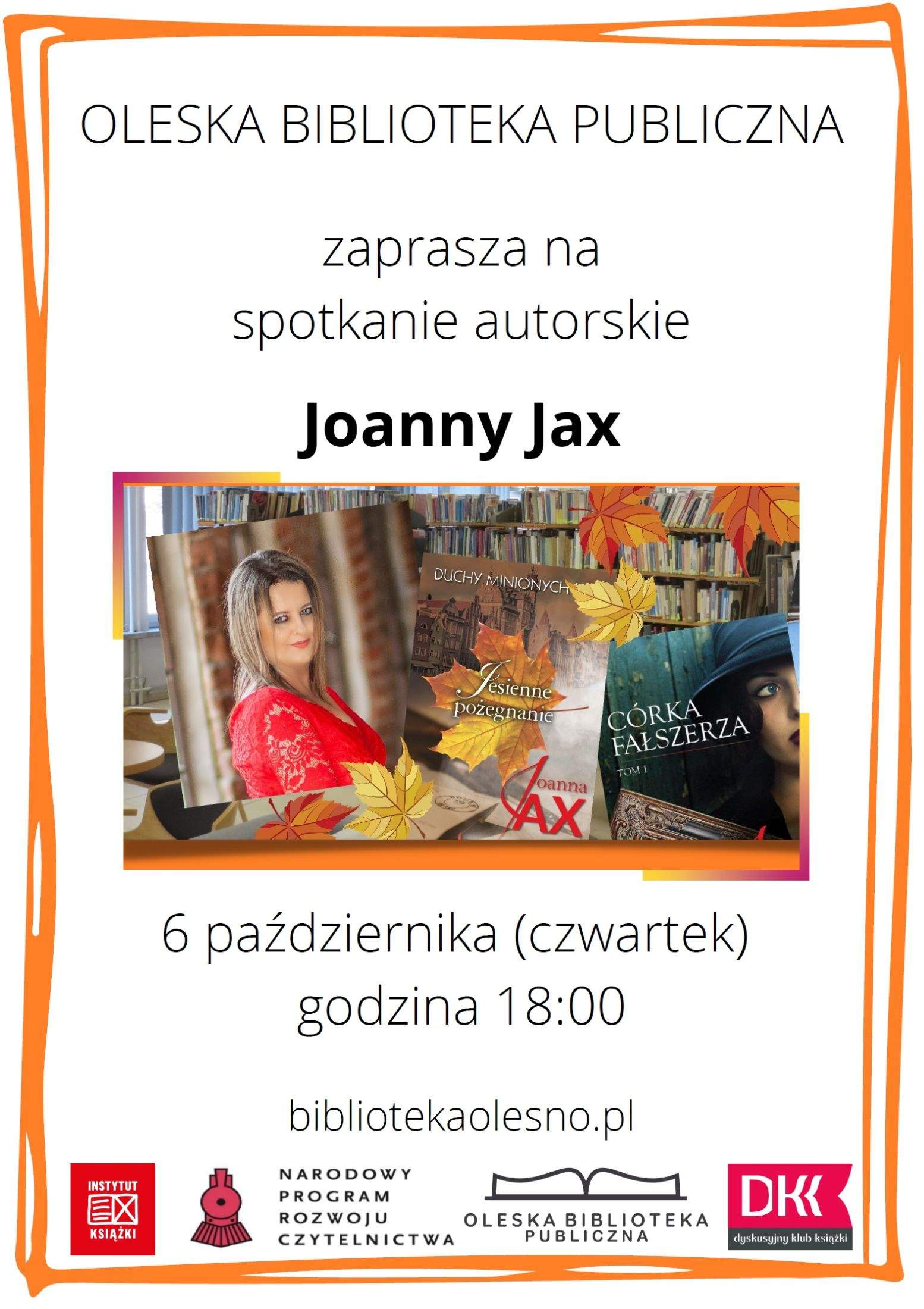 Spotkanie autorskie Joanny Jax