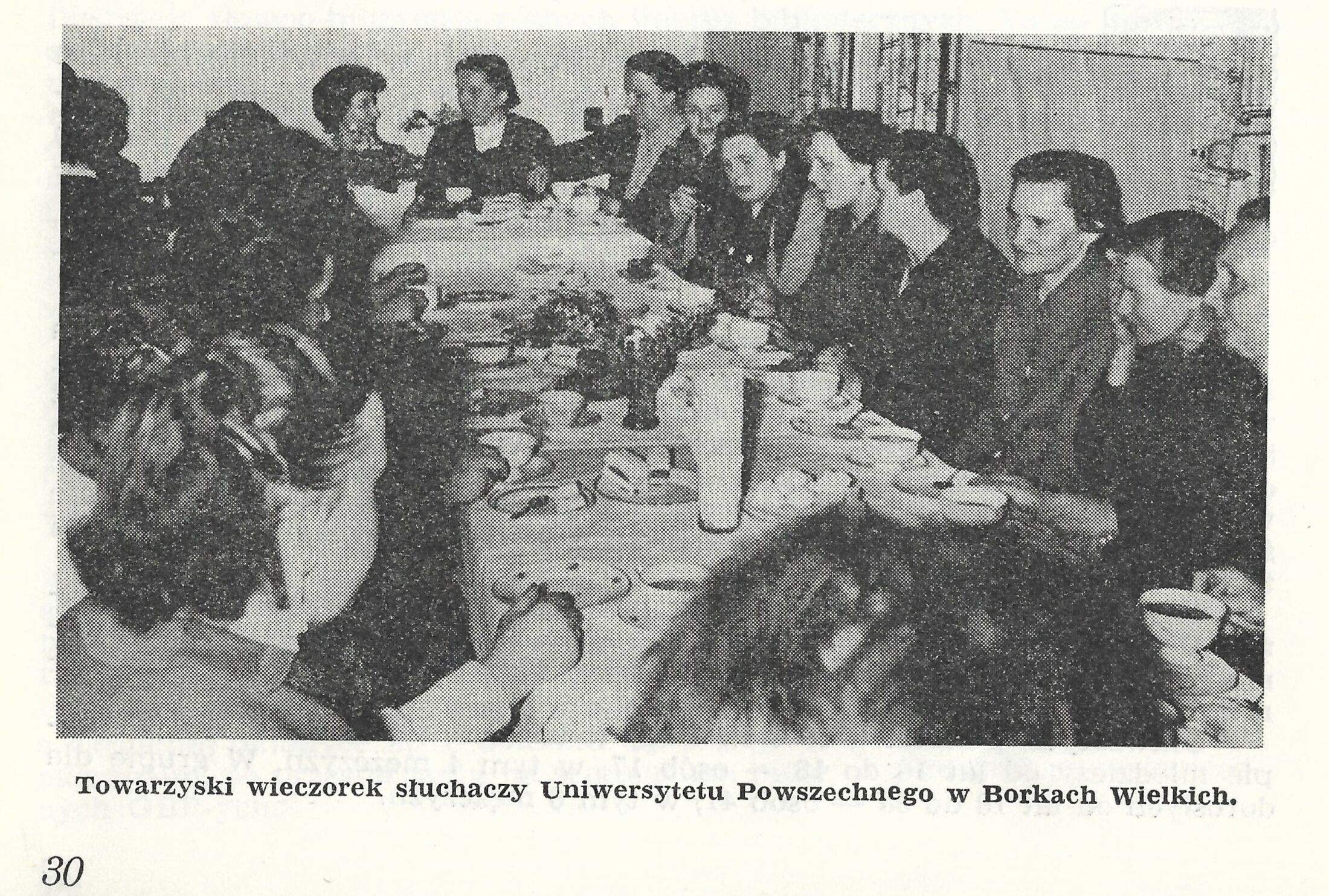 Uniwersytet Powszechny, Borki Wielkie,1964-1965
