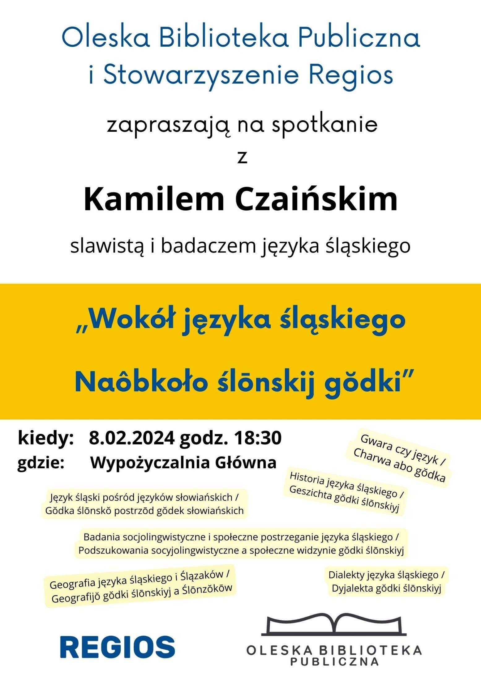 Wokół języka śląskiego - spotkanie