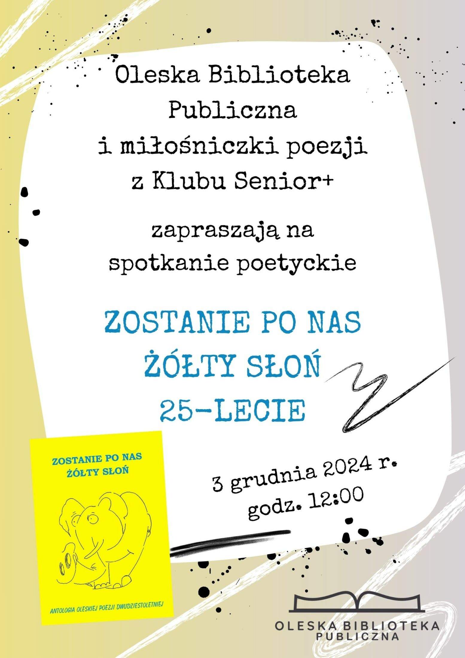 Spotkanie poetyckie 3 XII 24