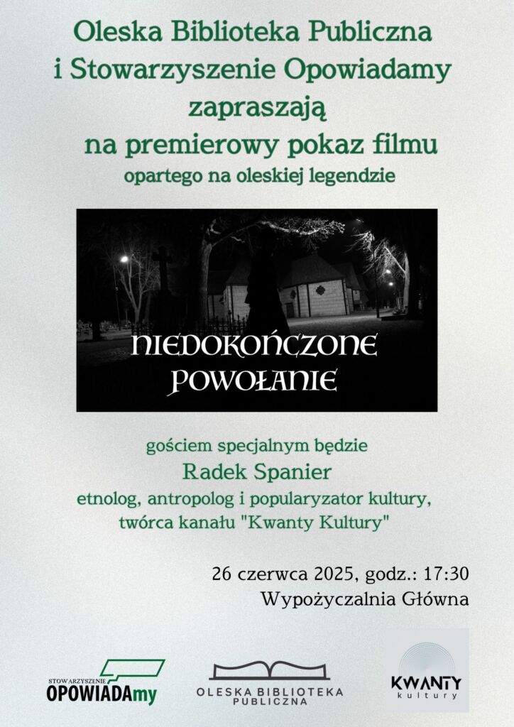 plakat Niedokończone opowiadanie 26.06.2025